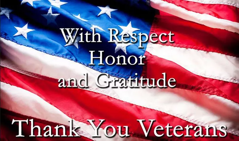 veterans day thanks